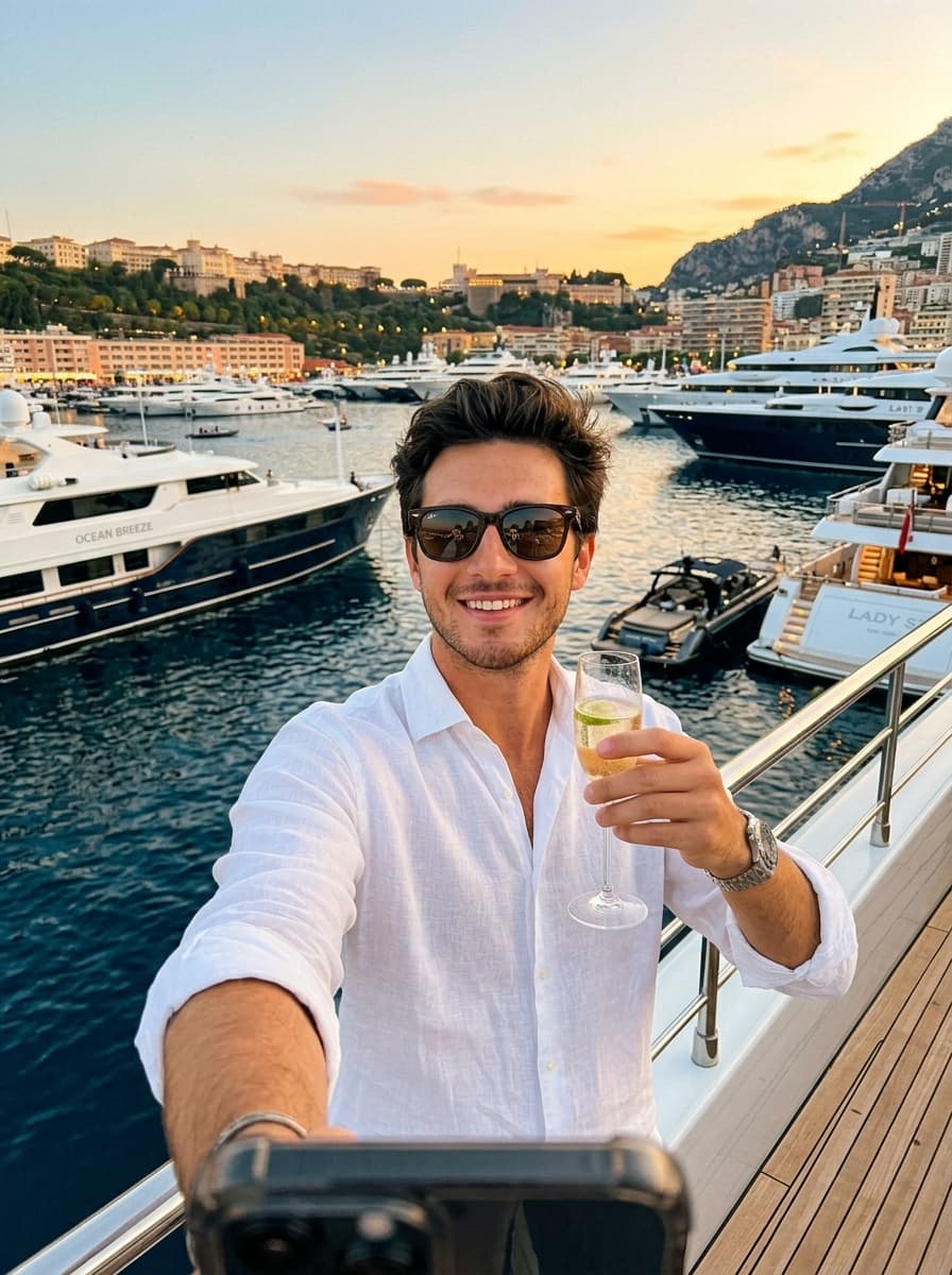 На яхте в Монако